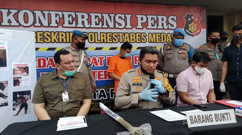 Pekerja Bangunan Tewas Dicangkul di Deliserdang, Polisi: Pelaku Sakit Hati Sering Diejek