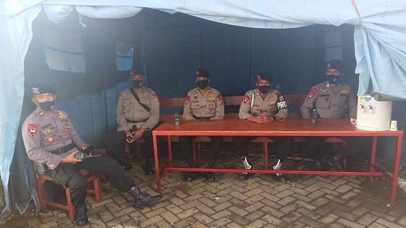Bantu Pengamanan, Personel Brimob Diterjunkan di Rumah Sakit Rujukan Covid-19 di Ambon