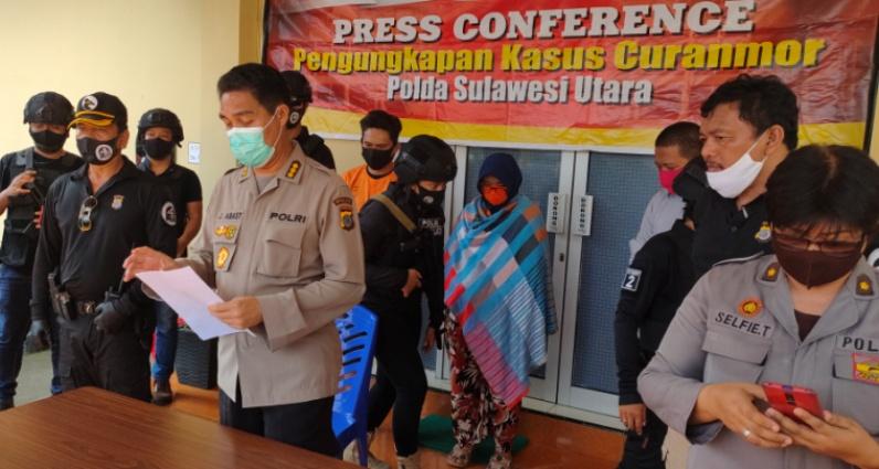 Tim Maleo Polda Sulut Tuntaskan 3 Kasus Curanmor dalam 3 Bulan