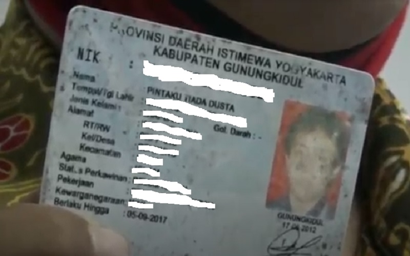 Viral Lagi dari Gunungkidul, Pria Bernama Pintaku Tiada Dusta