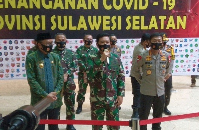 Panglima TNI Sebut Strategi Sulsel Perangi Covid-19 Cukup Efektif