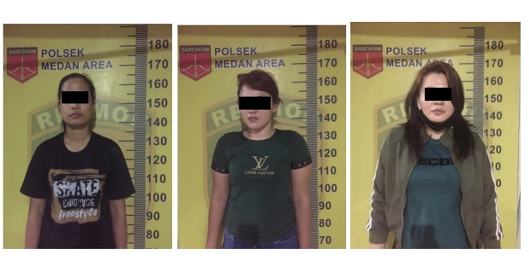 3 Perempuan Pengedar Sabu di Medan Denai Ditangkap Polisi