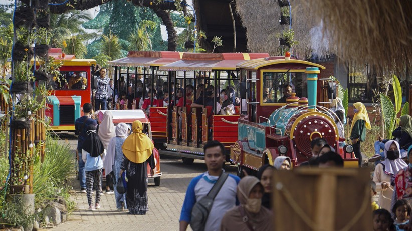 New Normal Kawasan Wisata Dusun Semilir Semarang  Dipadati 