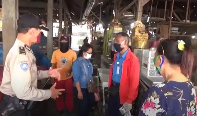 16 Pedagang Pasar di Denpasar Tolak Tes Swab karena Takut Dinyatakan Positif