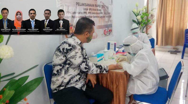 title KPU Bitung Rapid Test 580 Petugas Lapangan Pilkada 2020 KPU Bitung Rapid Test 580 Petugas Lapangan Pilkada 2020