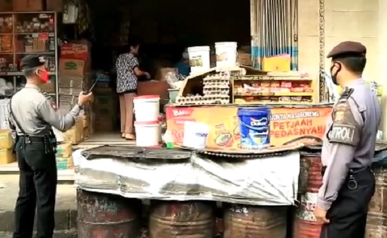 Pasar Kidul Bangli Ditutup karena Covid-19, Sejumlah Pedagang Nekat Berjualan