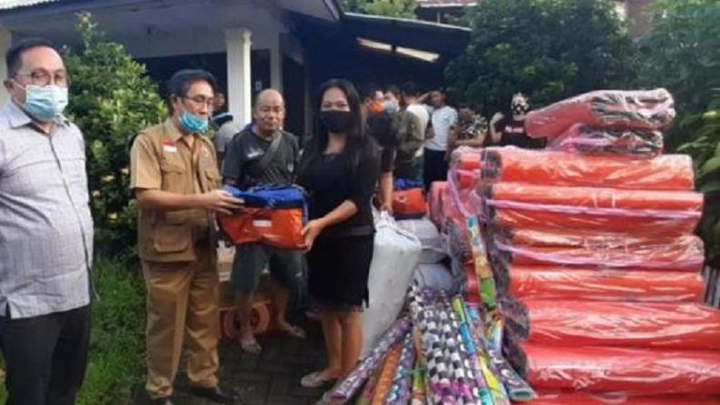 Korban Kebakaran di Kleak Manado Dapat Bantuan Sandang Pangan