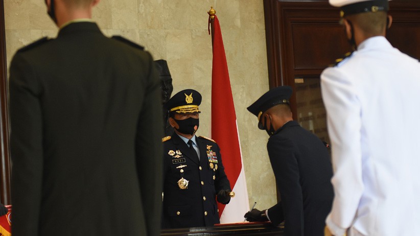 Panglima TNI Lantik 208 Perwira Prajurit Karier Tahun 2020 - Bagian 2