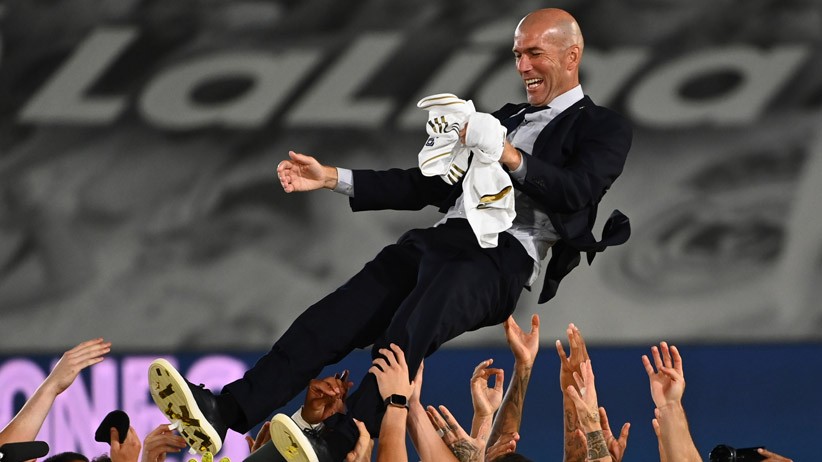 Foto-Foto Selebrasi Real Madrid Juara Liga Spanyol 2019/2020 - Bagian 2