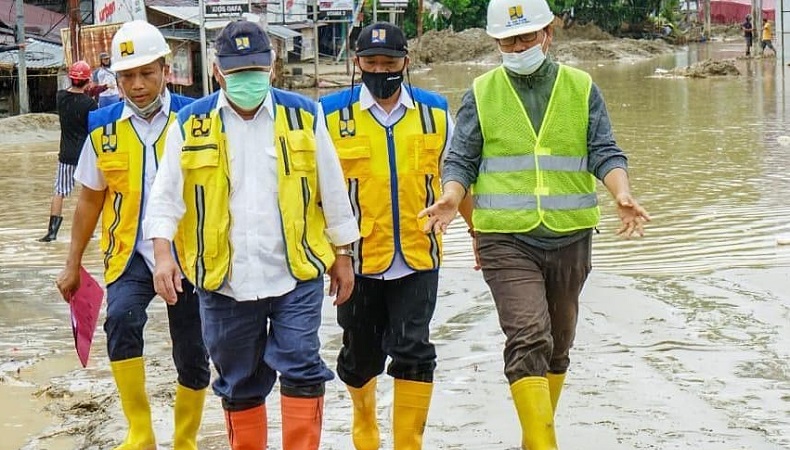 Menteri PUPR Fokuskan Perbaikan Jalan, Relokasi Warga dan Normalisasi Sungai di Luwu Utara