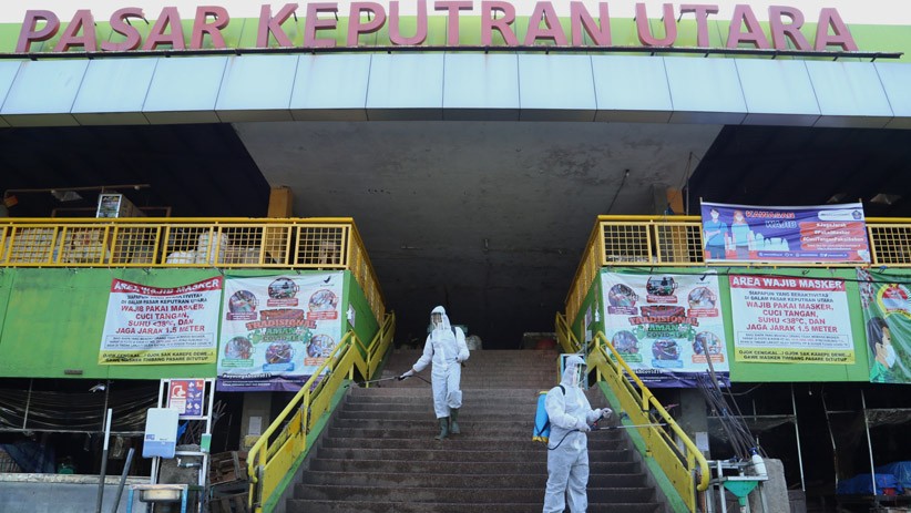 37 Pedagang Positif Corona, Pasar Keputran Ditutup Seminggu - Bagian 4