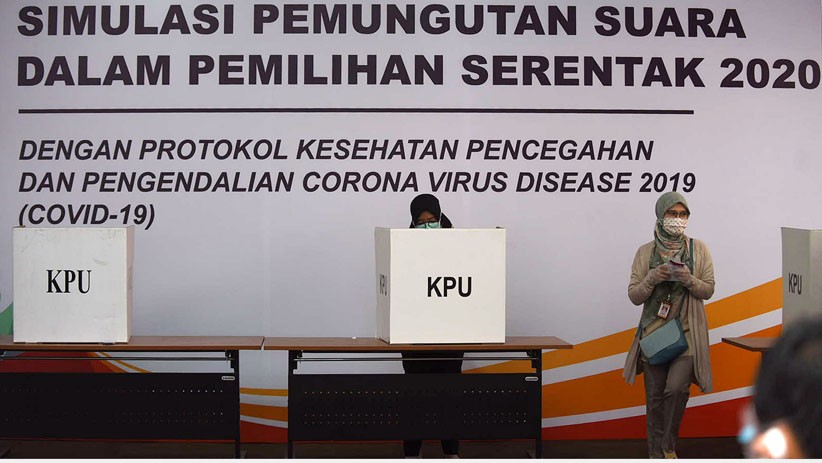 KPU Gelar Simulasi Pemungutan Suara Pilkada 2020 - Bagian 1