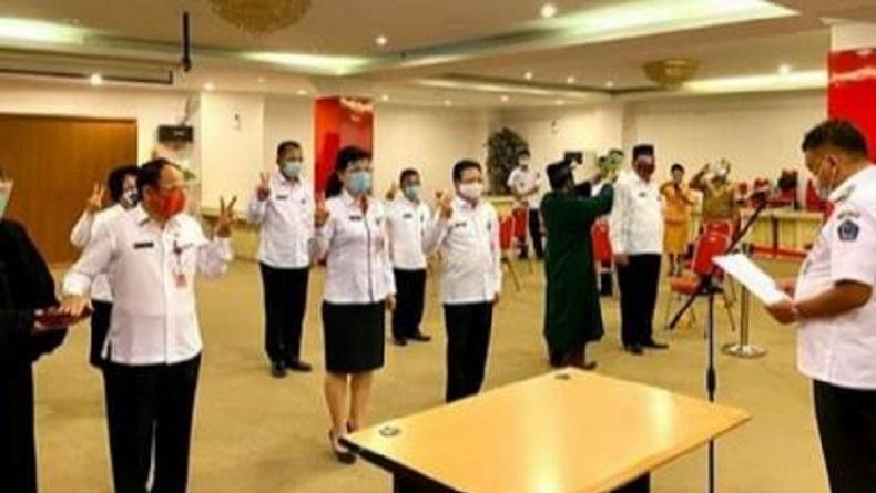 Gubernur Sulut Ingatkan 7 Pejabat Eselon II yang Baru Dilantik Bekerja Profesional
