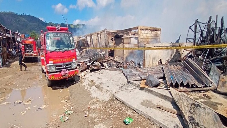 Kebakaran Pasar Youtefa Jayapura Diduga akibat Korsleting Listrik