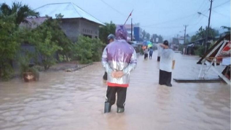 Curah Hujan Tinggi, Bolaang Mongondow Selatan Dilanda Banjir