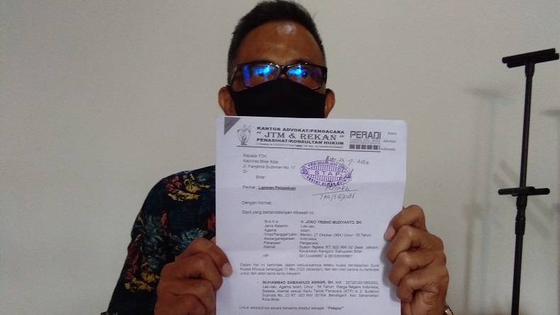 Wali Kota Blitar Santoso Dilaporkan Pendahulunya Samanhudi Anwar ke Polisi