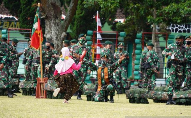 448 Prajurit Pengamanan Perbatasan RI-Malaysia Pulang ke Garut