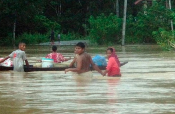 2 Hari Diguyur Hujan Deras, 7 Kecamatan di Aceh Barat Terendam Banjir 1 Meter
