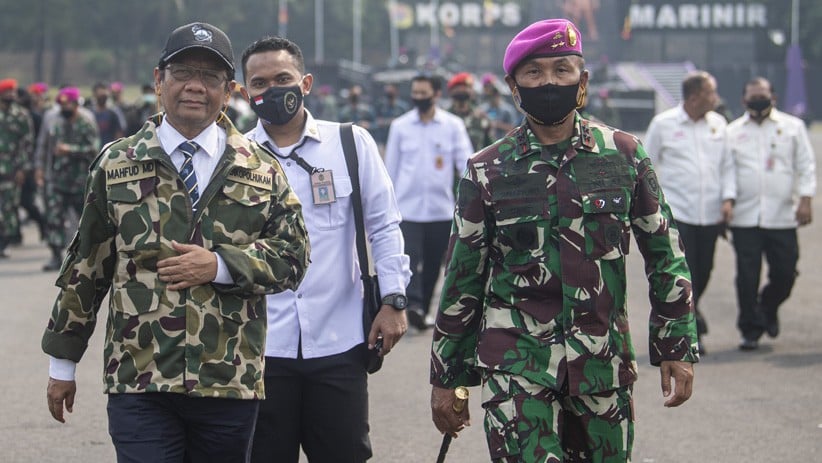 Menko Polhukam Mahfud MD Kunjungi Markas Korps Marinir - Bagian 2