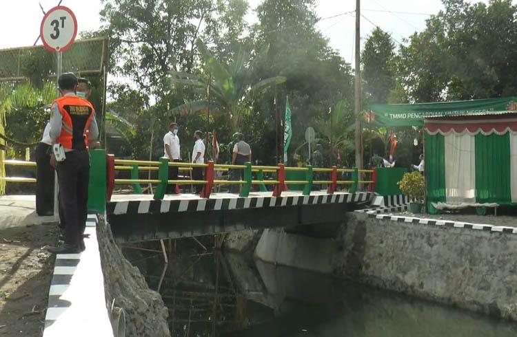 TMMD ke-108 di Bantul, TNI Bangun Jembatan Penghubung 2 Desa