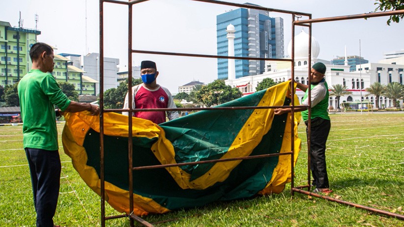 Begini Persiapan Salat Idul Adha di Masjid Al Azhar, Daya Tampung 50 Persen - Bagian 3