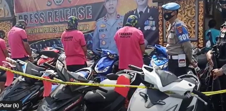 title Tangkap 5 Pelaku, Tim Puma Polres Lotim Amankan 24 Motor Curian Tangkap 5 Pelaku, Tim Puma Polres Lotim Amankan 24 Motor Curian