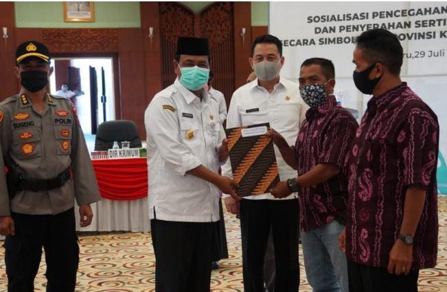 Gubernur Sahbirin Noor Dukung Pencegahan Mafia Tanah di Kalsel