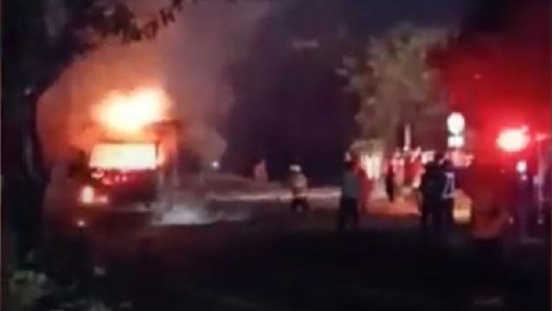 Tungku Meledak, Pabrik Peleburan Baja di Tangerang Ludes Terbakar