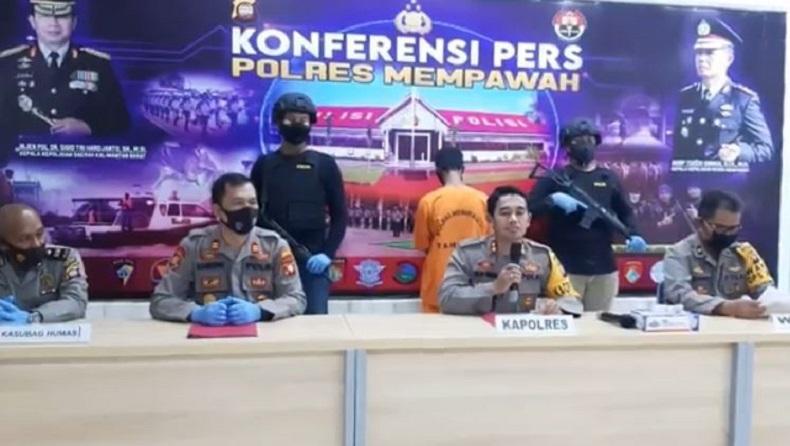 Kasus Penemuan Mayat di Permakaman China Mempawah Terungkap, Korban Dibunuh Suami Siri