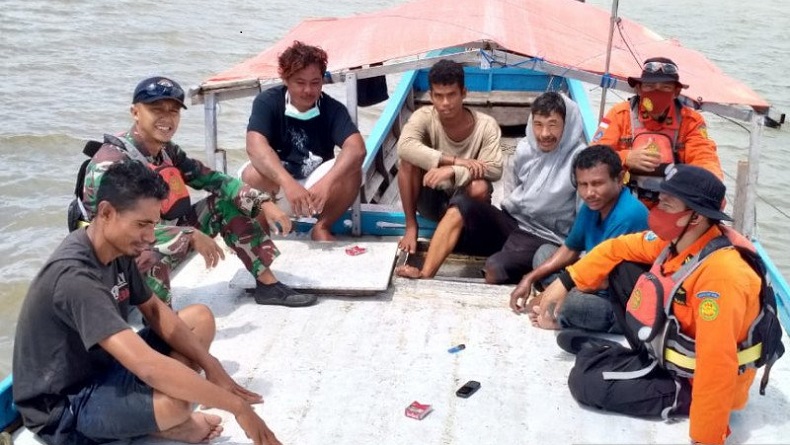 KM Kemilau Kencana Mimika yang Hilang Kontak Ditemukan di Asmat, Awak Kapal Selamat