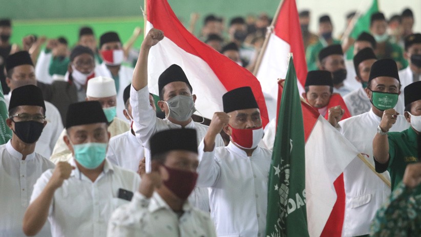 Ratusan Kader NU Ikuti Apel Kesetiaan NKRI - Bagian 1
