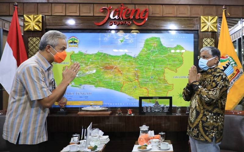 title India Lirik Lokasi Usaha di Jateng, Ganjar: Dia Tertarik Investasi India Lirik Lokasi Usaha di Jateng, Ganjar: Dia Tertarik Investasi