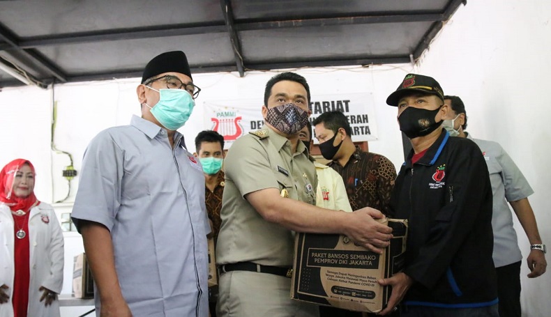 Pandemi Covid-19, Pemprov DKI Jakarta Salurkan 3.000 Paket Sembako ke Artis Dangdut