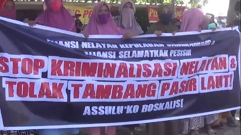 Robek Uang dari Perusahaan Tambang Pasir, 3 Nelayan di Makassar Dipolisikan