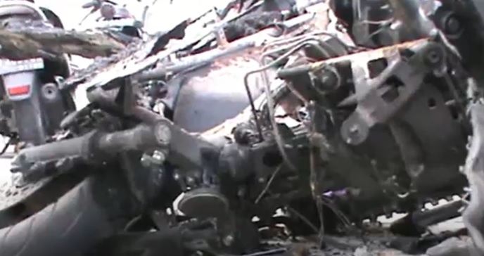 Kecelakaan Maut Yamaha NMax Tabrak Mio di Mataram, 1 Pemotor Tewas Terbakar