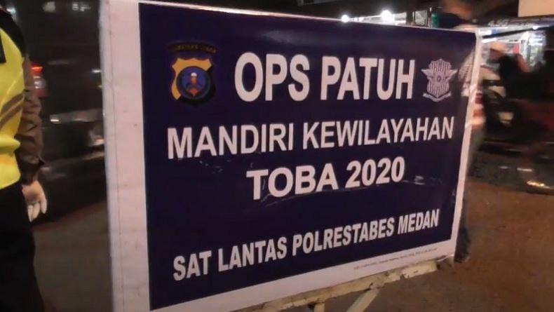 Operasi Patuh Toba 2020 Berakhir, Polda Sumut Keluarkan 8.127 Surat Tilang