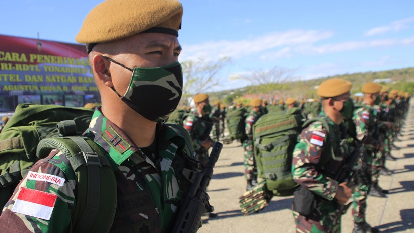 Prajurit TNI Pengganti Satgas Perbatasan RI-Timor Leste Tiba di NTT - Bagian 2