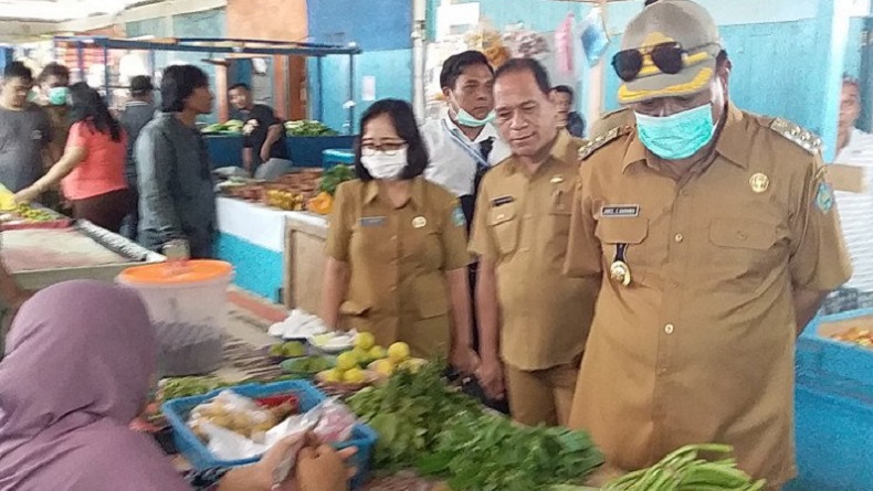 Pandemi Covid-19, Bupati Sangihe Jamin Bahan Pangan Mencukupi Kebutuhan Warga