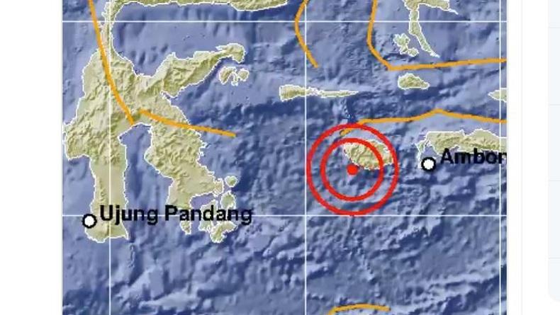 title  Warga Pulau Buru Rasakan Gempa M5,5, BMKG: Tak Berpotensi Tsunami  Warga Pulau Buru Rasakan Gempa M5,5, BMKG: Tak Berpotensi Tsunami
