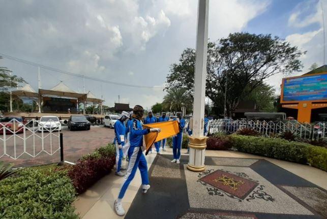 Upacara HUT RI di Pemkot Banjarmasin Hanya 8 Paskibraka