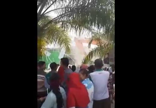 Viral Rumah Istri Muda di Serdang Bedagai Dirobohkan Istri Tua Pakai Ekskavator