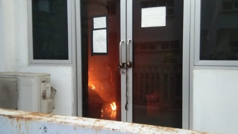 Ruangan Keuangan di Kantor Bupati Labuhanbatu Terbakar, Sejumlah Dokumen Hangus