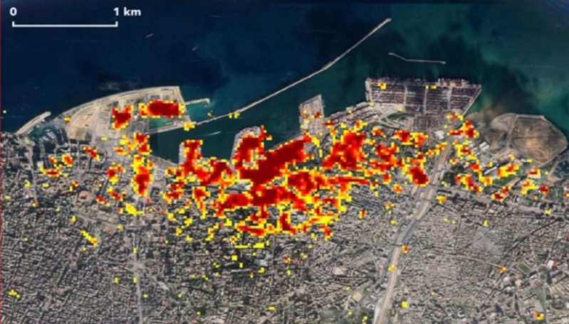 Satelit NASA Ungkap Dampak Ledakan Beirut, Ini Penampakannya