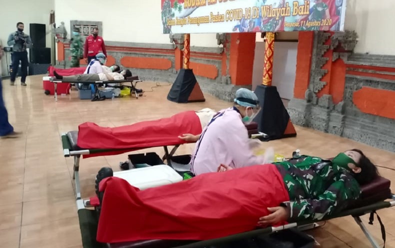 Dapat Donor Plasma Darah, 1 Prajurit Kodam IX/Udayana Terpapar Corona Membaik