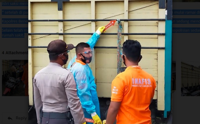 Tragis, Perempuan di Bener Meriah Ditemukan Tewas dengan Leher Terikat Bak Truk