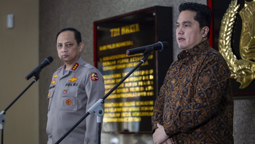 title Erick Thohir Kerahkan Polri Terjun ke 83.000 Kelurahan Desa Atasi Covid-19 Erick Thohir Kerahkan Polri Terjun ke 83.000 Kelurahan Desa Atasi Covid-19