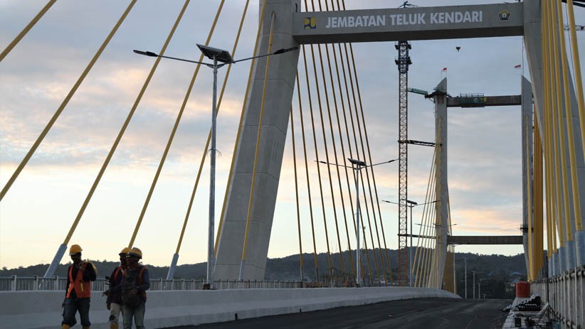 Penampakan dari Udara Jembatan Terpanjang Ketiga di Indonesia - Bagian 2