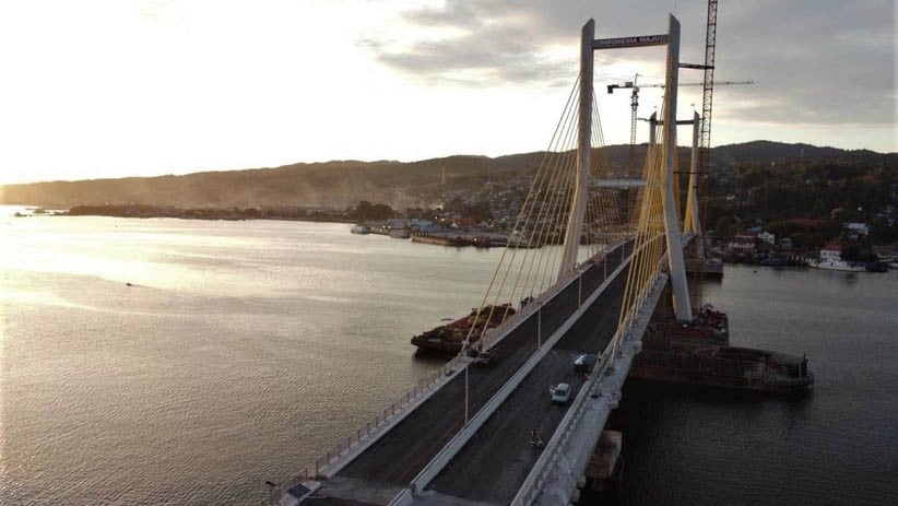 Penampakan dari Udara Jembatan Terpanjang Ketiga di Indonesia - Bagian 1
