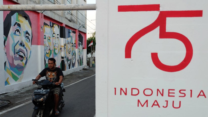 Warna-warni Mural Wajah Presiden RI di Kampung Jagalan Solo - Bagian 2