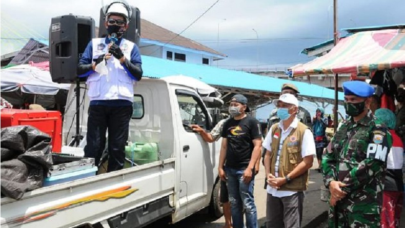 Siap-Siap! Warga Manado Tak Pakai Masker Kena Sanksi Sosial hingga Denda